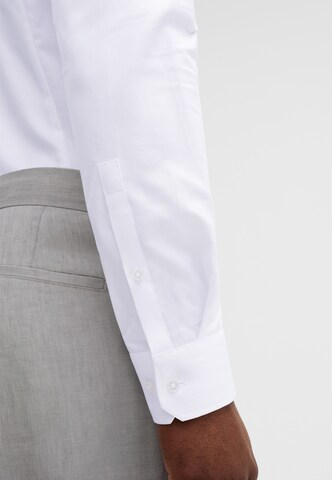 STRELLSON Slim fit Button Up Shirt 'Santos' in White