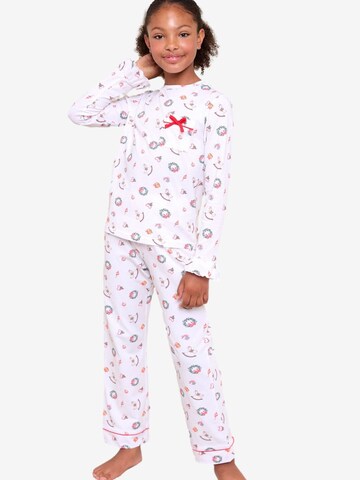 Lipsy Nachtkledij in Wit: voorkant