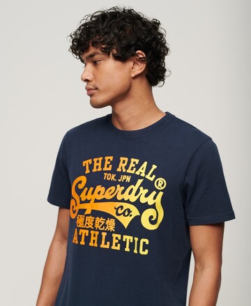 T-Shirt Superdry en bleu