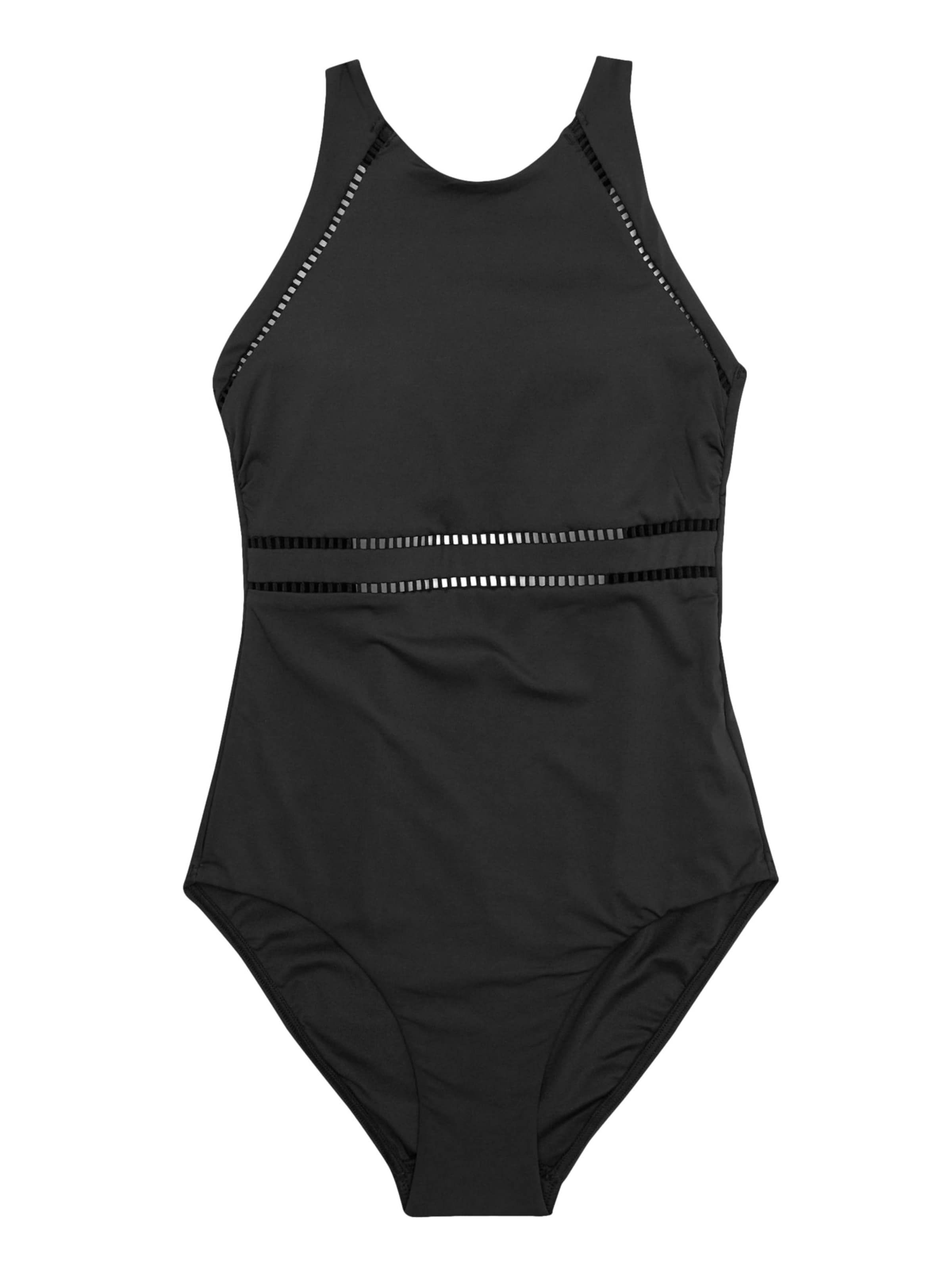 Next Badeanzug in Schwarz: Vorderseite