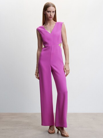 MANGO Jumpsuit 'Holy' in Pink