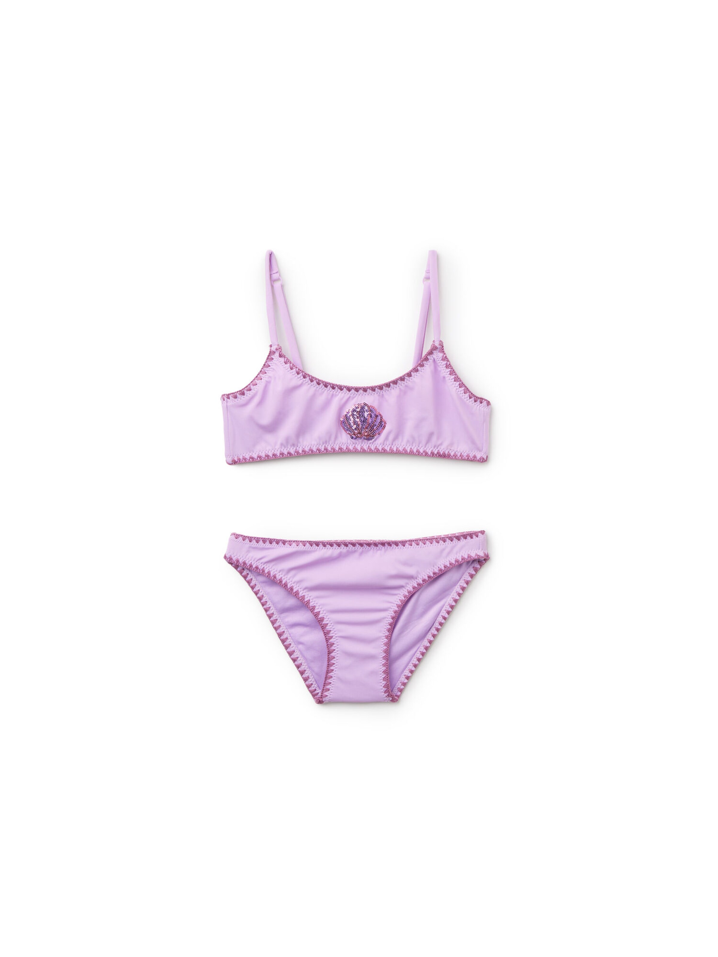 CALZEDONIA Bralette Bikini 'Ocean Pearl' in Pink: front