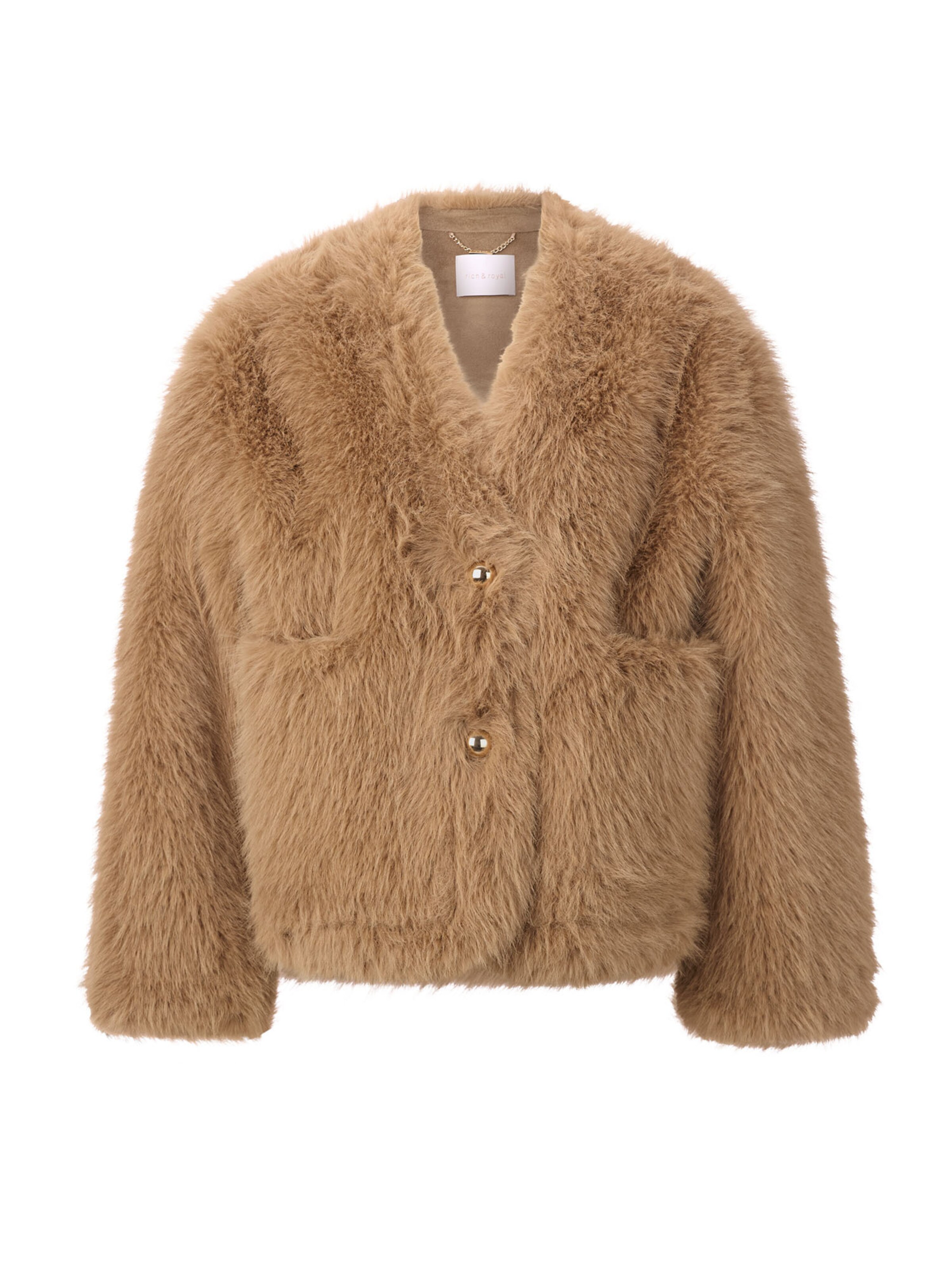 Giacca di mezza stagione Rich & Royal di colore beige / marrone, Visualizzazione prodotti