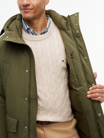 TOMMY HILFIGER Between-seasons parka 'ROCKIE' in Green