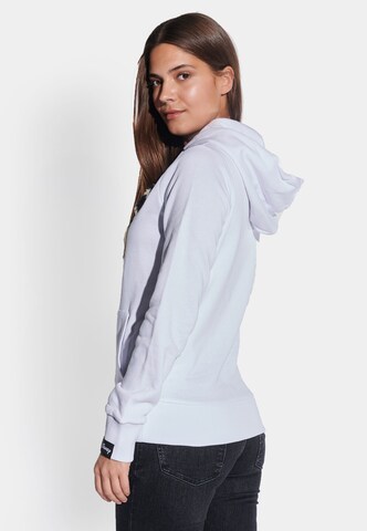 Course Sweatshirt 'Mickey Flock' in Weiß