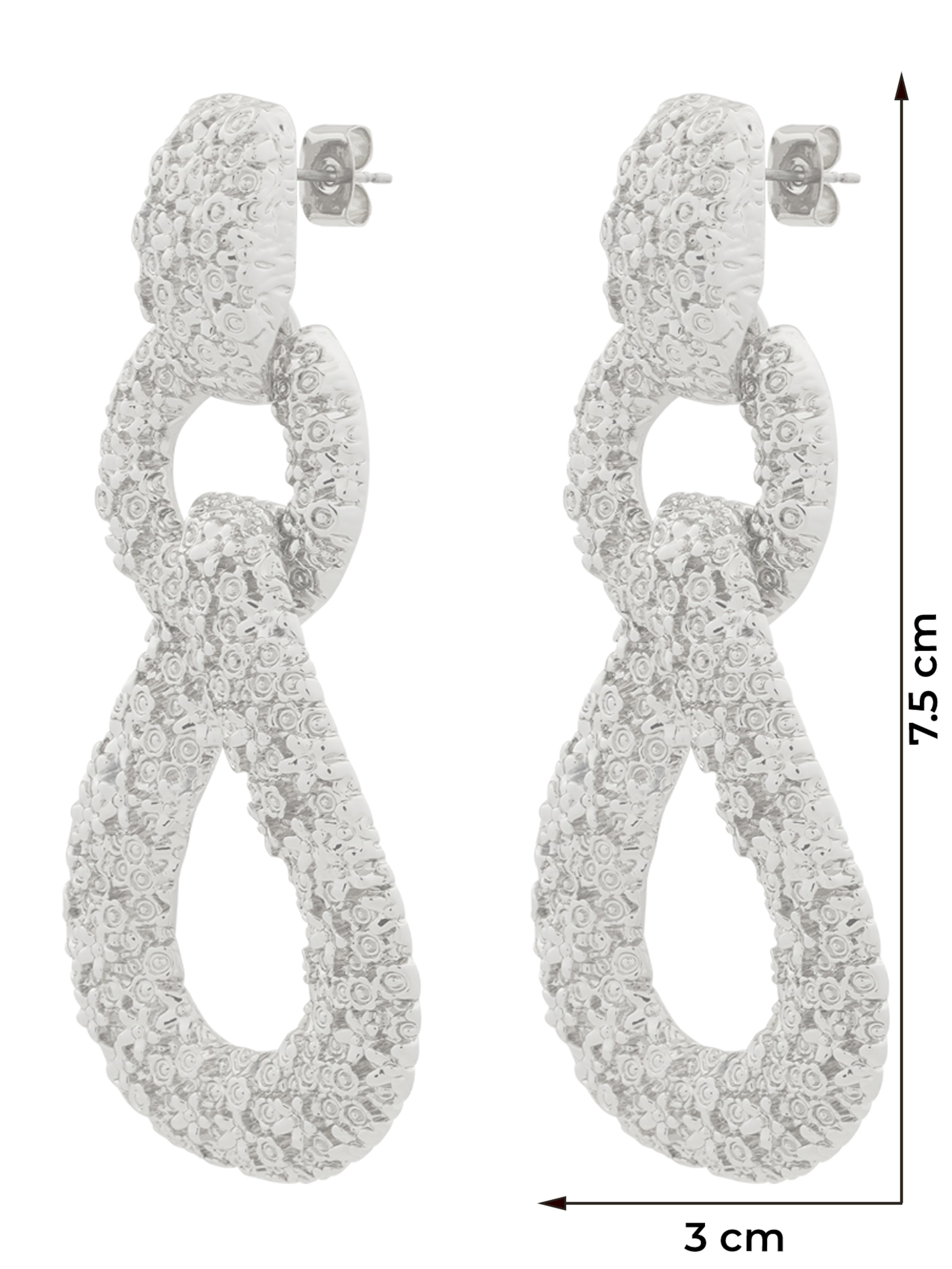 ABOUT YOU Oorbellen &#x27;Mailin&#x27; in Zilver