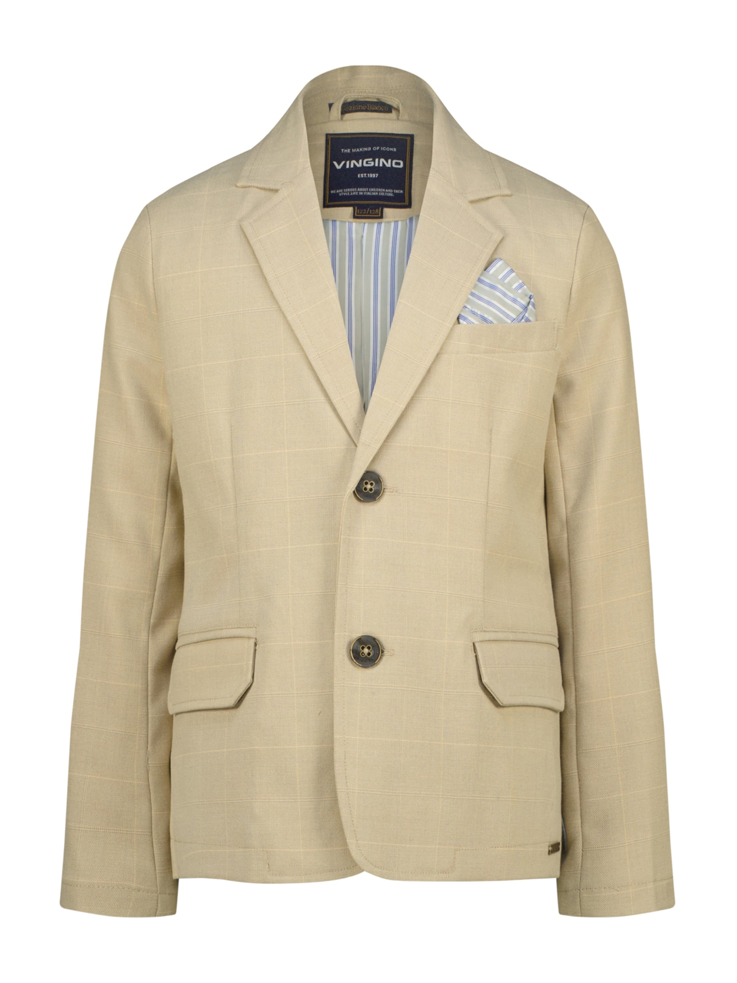 VINGINO Сако 'Tullio' в мръсно бяло / бял памук, Преглед на продукта