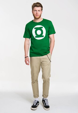 LOGOSHIRT T-Shirt "Green Lantern -My Power" in Grün