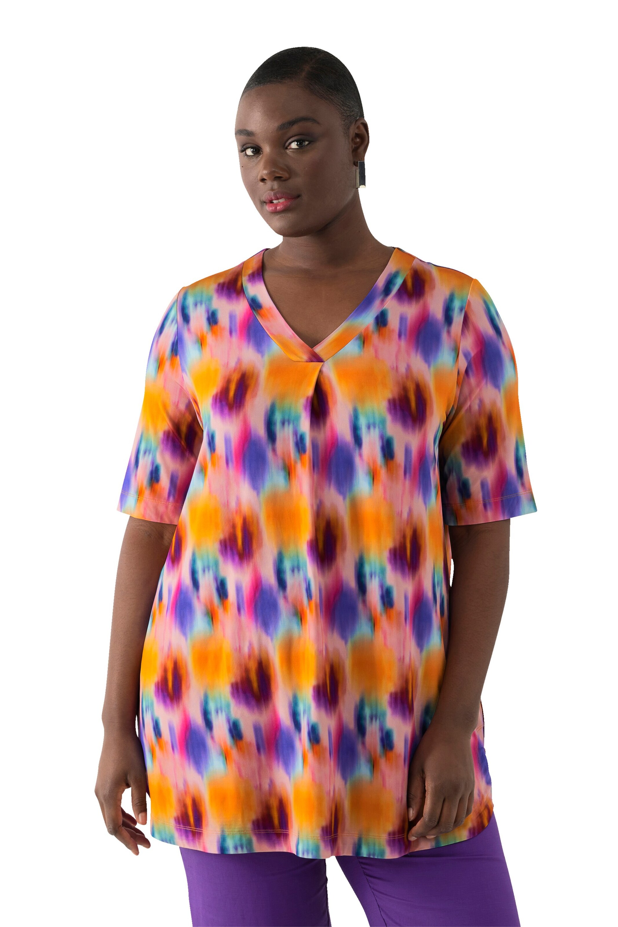 Ulla Popken Shirt in Mixed colors: front