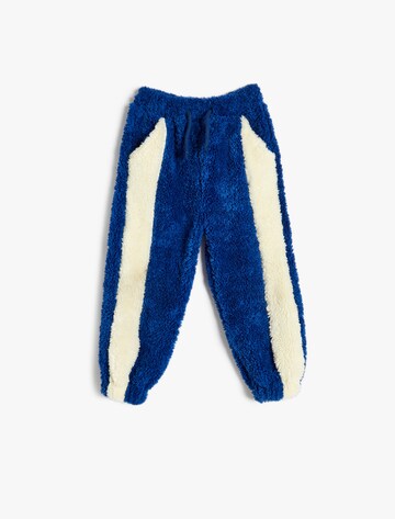 Koton Tapered Trousers in Blue: front