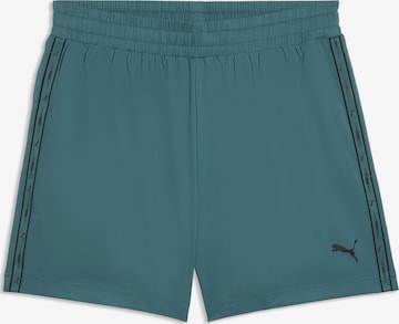 PUMA Regular Workout Pants in Green: front