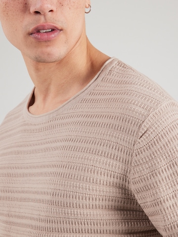 JACK & JONES Sweter 'JJDUKE' w kolorze szary