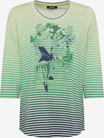 Olsen Shirt 'Hannah' in Groen: voorkant
