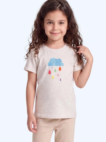 MelaDi Shirt 'Regenwolke' in White: front