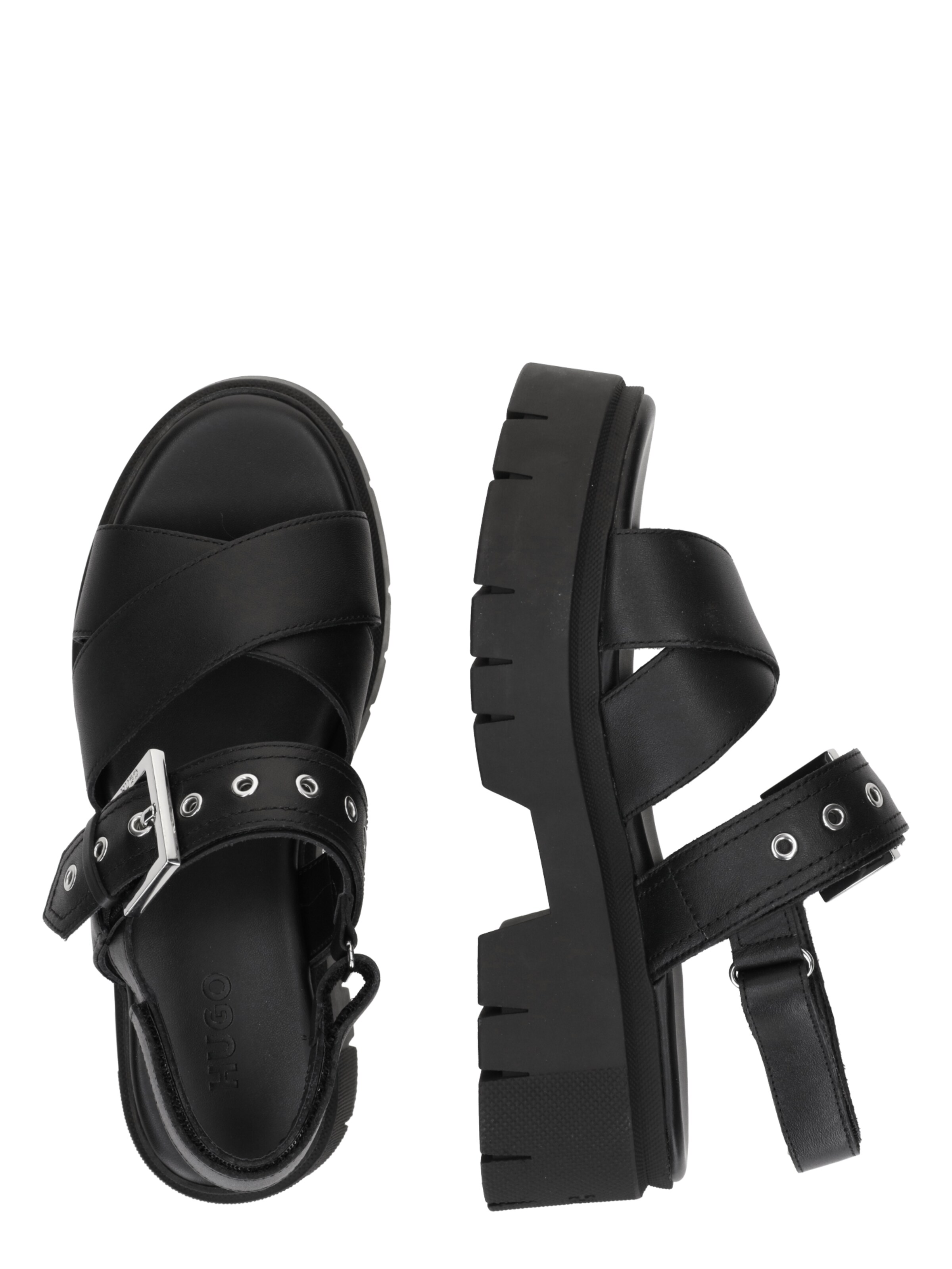 HUGO Szandálok 'Kris' - fekete