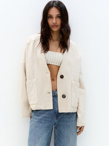 Pull&Bear Jacke in Beige: Vorderseite