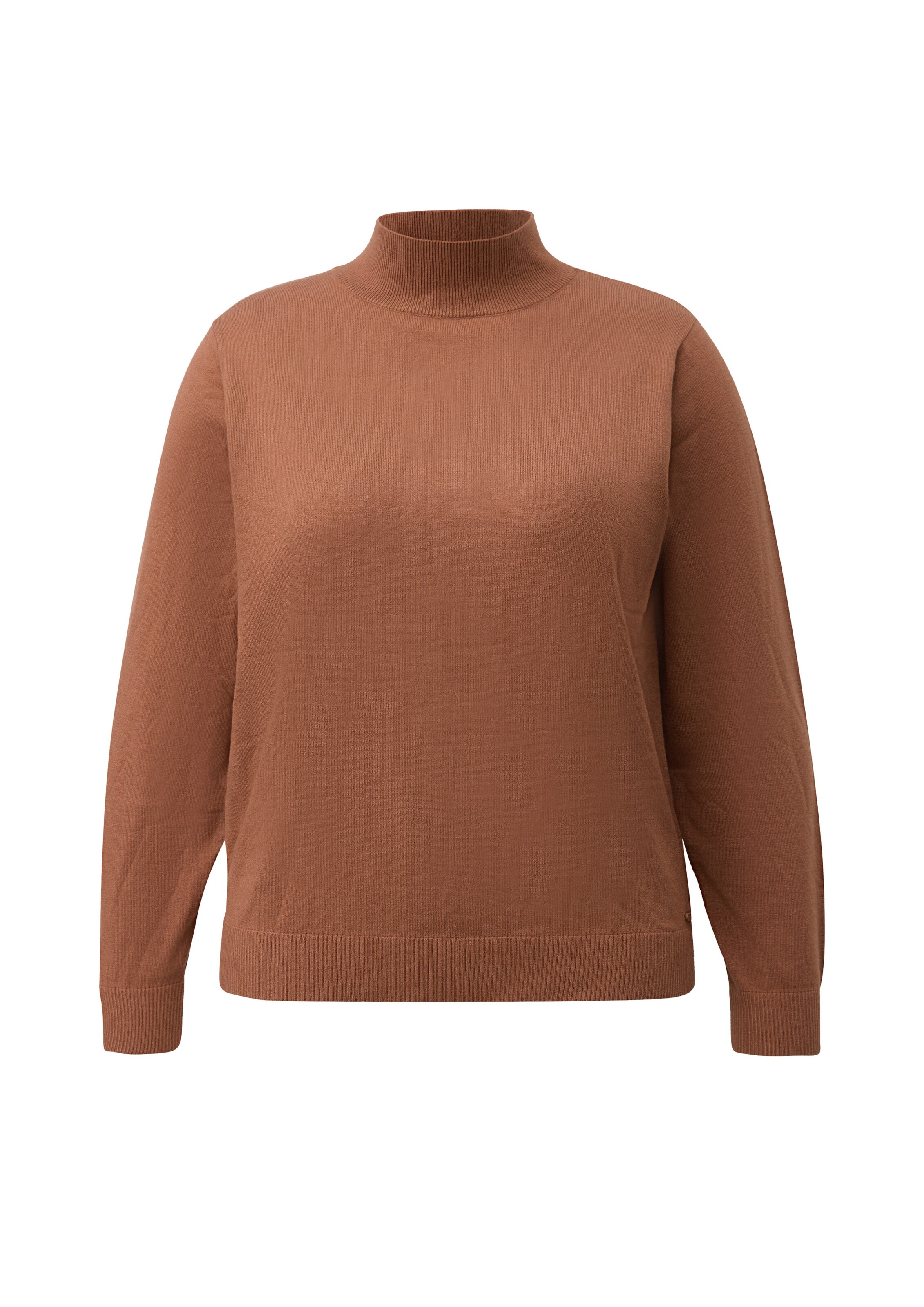 Pull-over QS en marron : devant