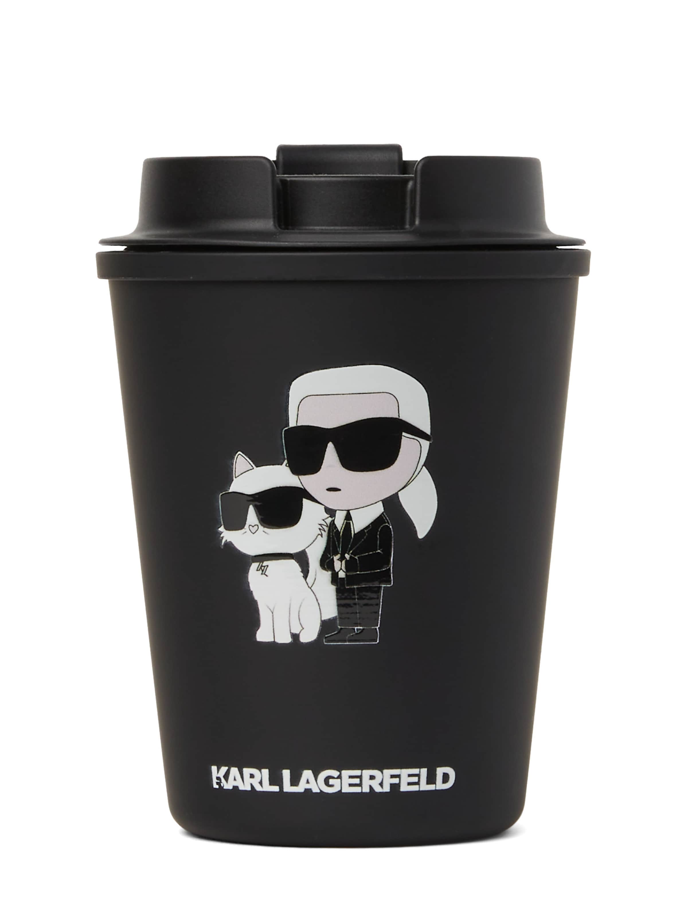 Karl Lagerfeld Cup in Black: front