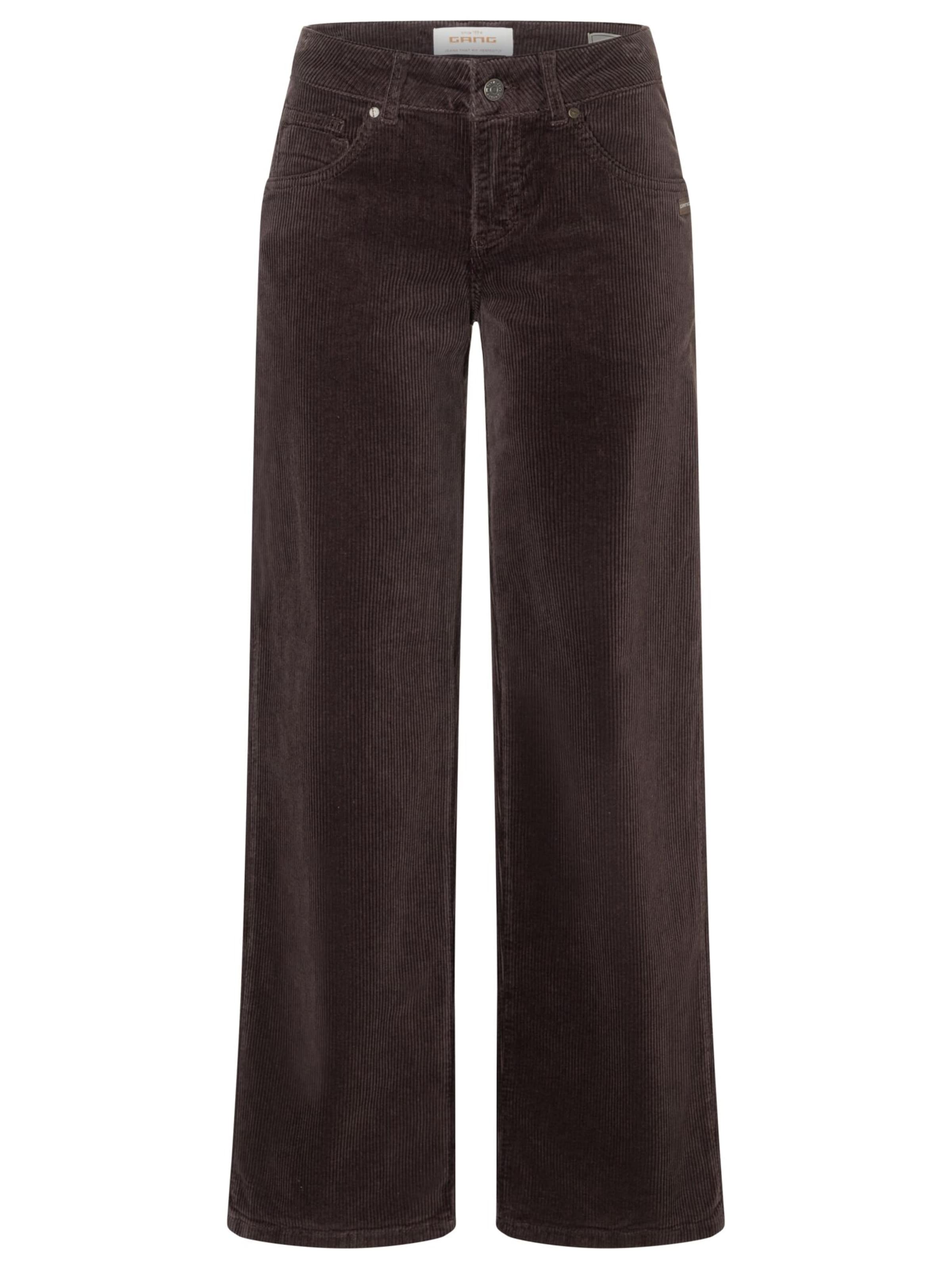 Wide Leg Pantalon '94RIVER' Gang en marron : devant