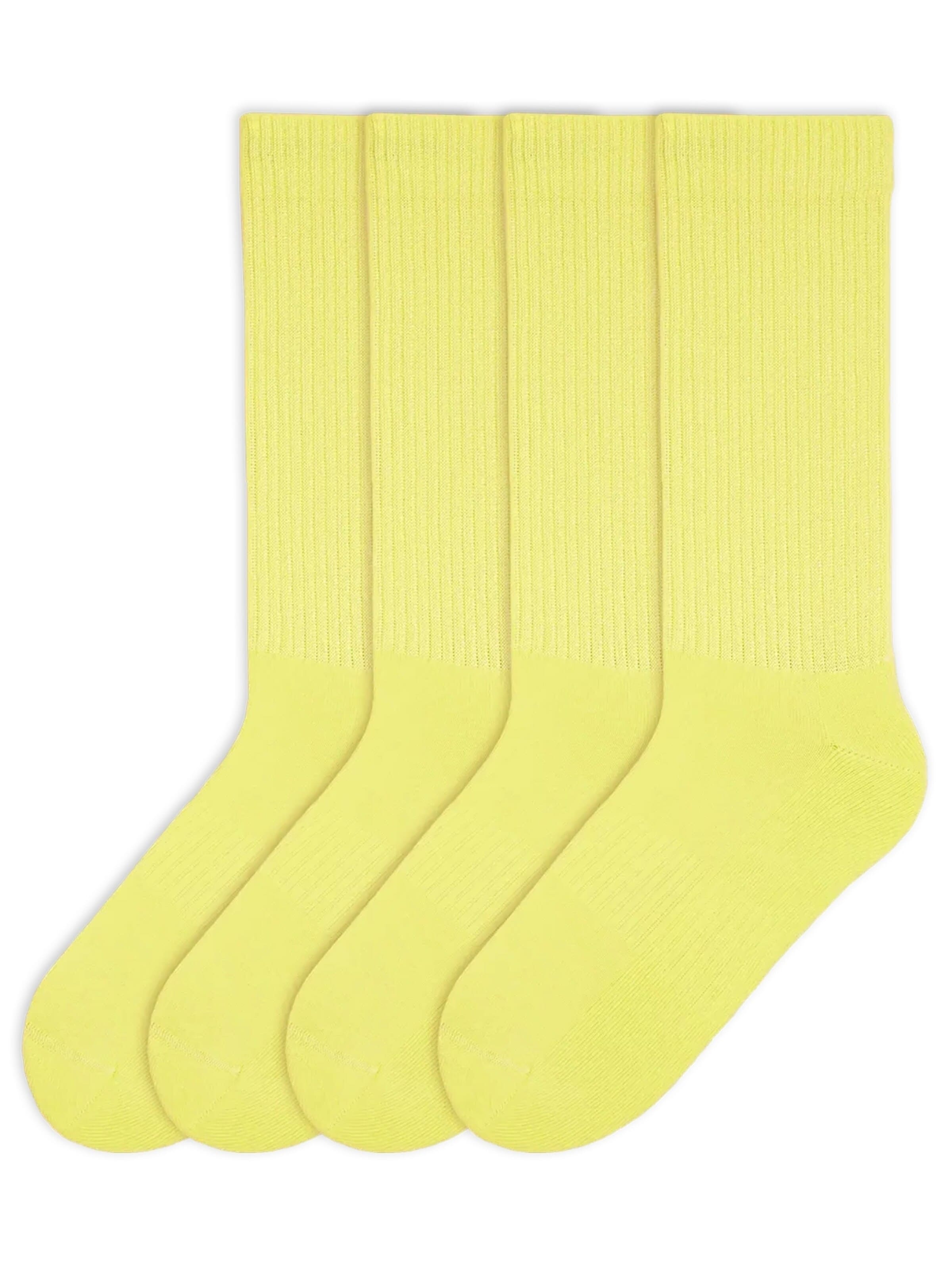 Von Jungfeld Socks 'Butter Yellow' in Yellow: front