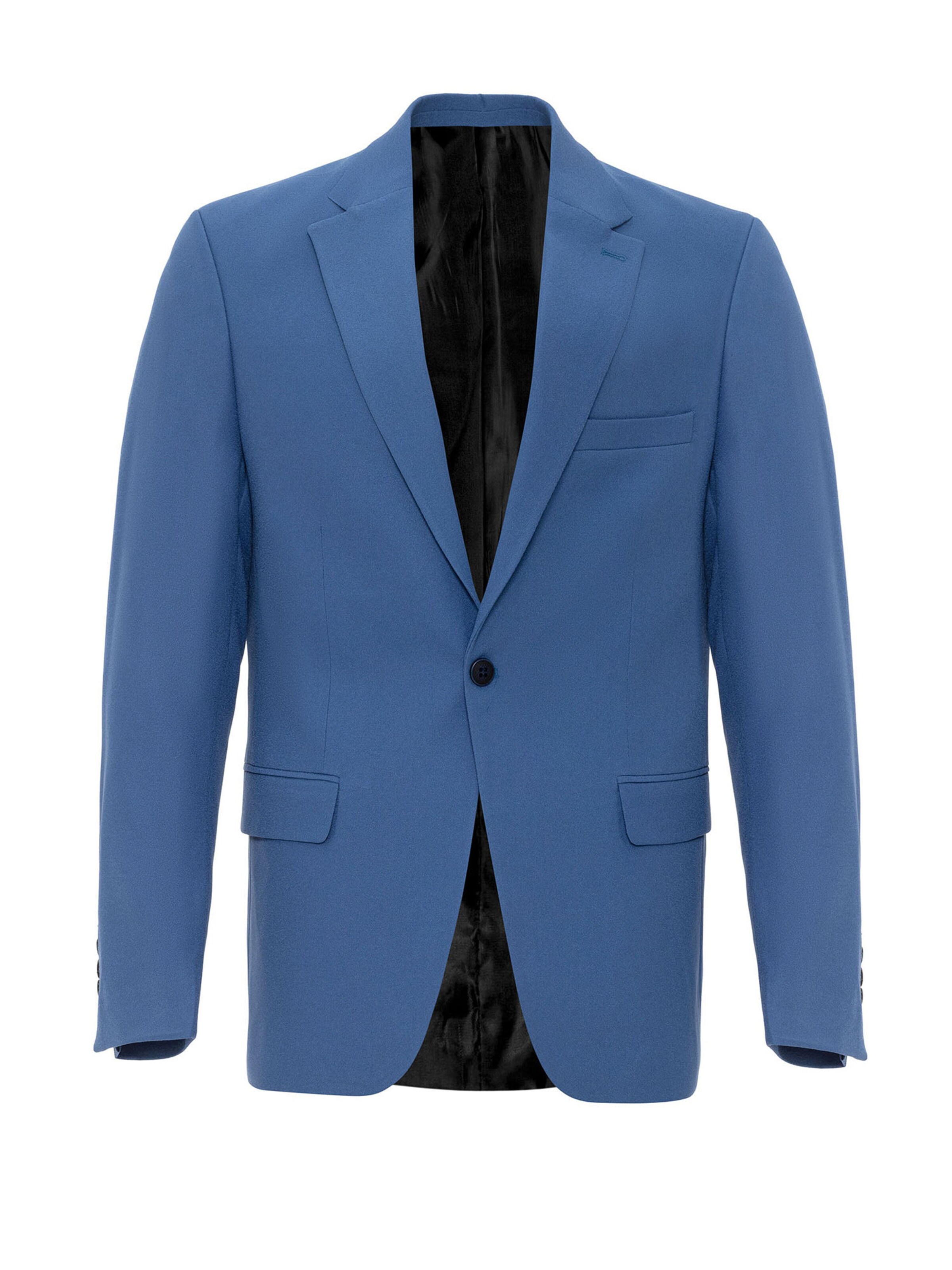 Daniel Hills Regular fit Сако в синьо: отпред