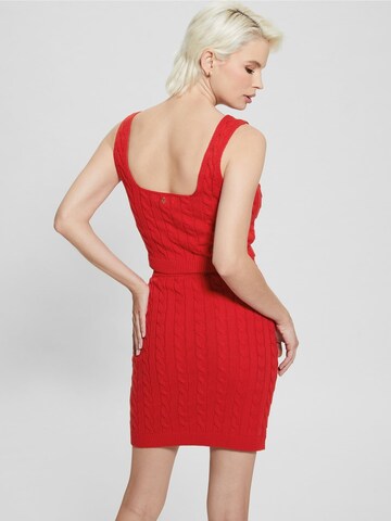 GUESS Knitted Top in Red