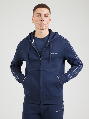 Michael Kors Zip-Up Hoodie in Blue: front