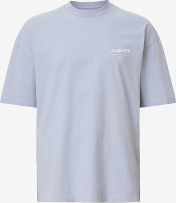 AllSaints T-Shirt 'Underground' in Blau: Vorderseite