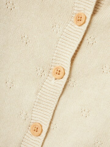 NAME IT Gebreid vest 'NBFSomine' in Beige