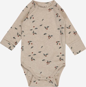 Tutina / body per bambino 'Biggi' di Hust & Claire in beige: frontale