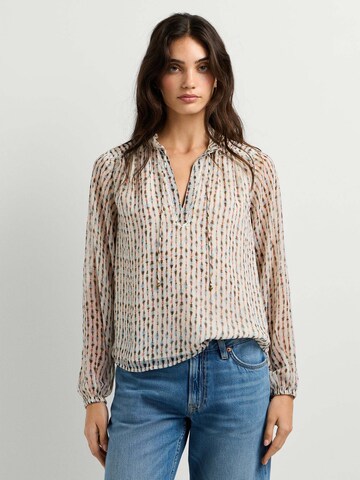 Chemisier Pepe Jeans en marron : devant