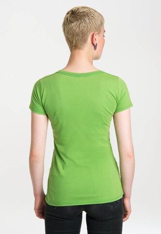 LOGOSHIRT Shirt 'Wonder Woman Stars' in Groen