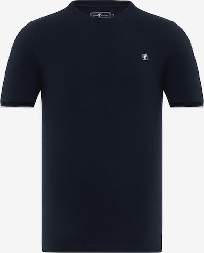 DENIM CULTURE Camiseta 'GRAHAM' en navy / blanco, Vista del producto