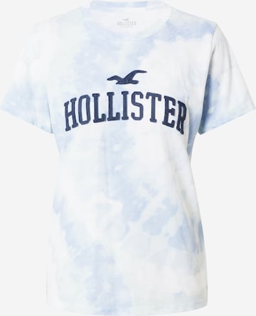 Tricou de la HOLLISTER pe albastru: față