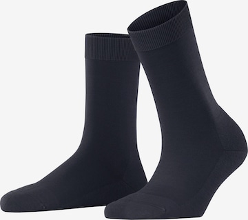 FALKE Socken 'ClimaWool' in Blau: Vorderseite