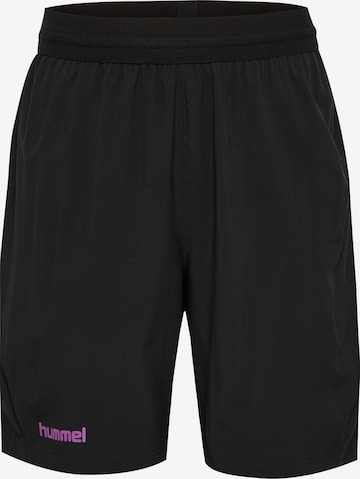 Hummel Workout Pants in Black: front