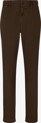 Regular Pantalon chino 'Rion' STRELLSON en marron : devant