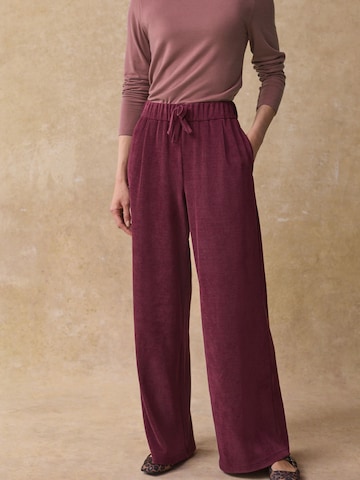 Wide Leg Pantalon Next en rouge : devant