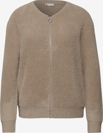 STREET ONE Strickjacke in Beige: Vorderseite