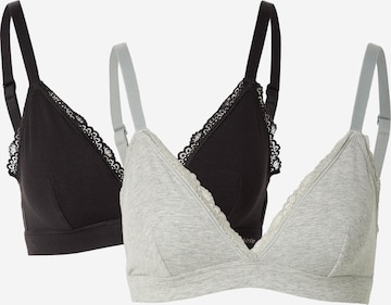 Calvin Klein UnderwearT-shirt Grudnjak - crna boja: prednji dio