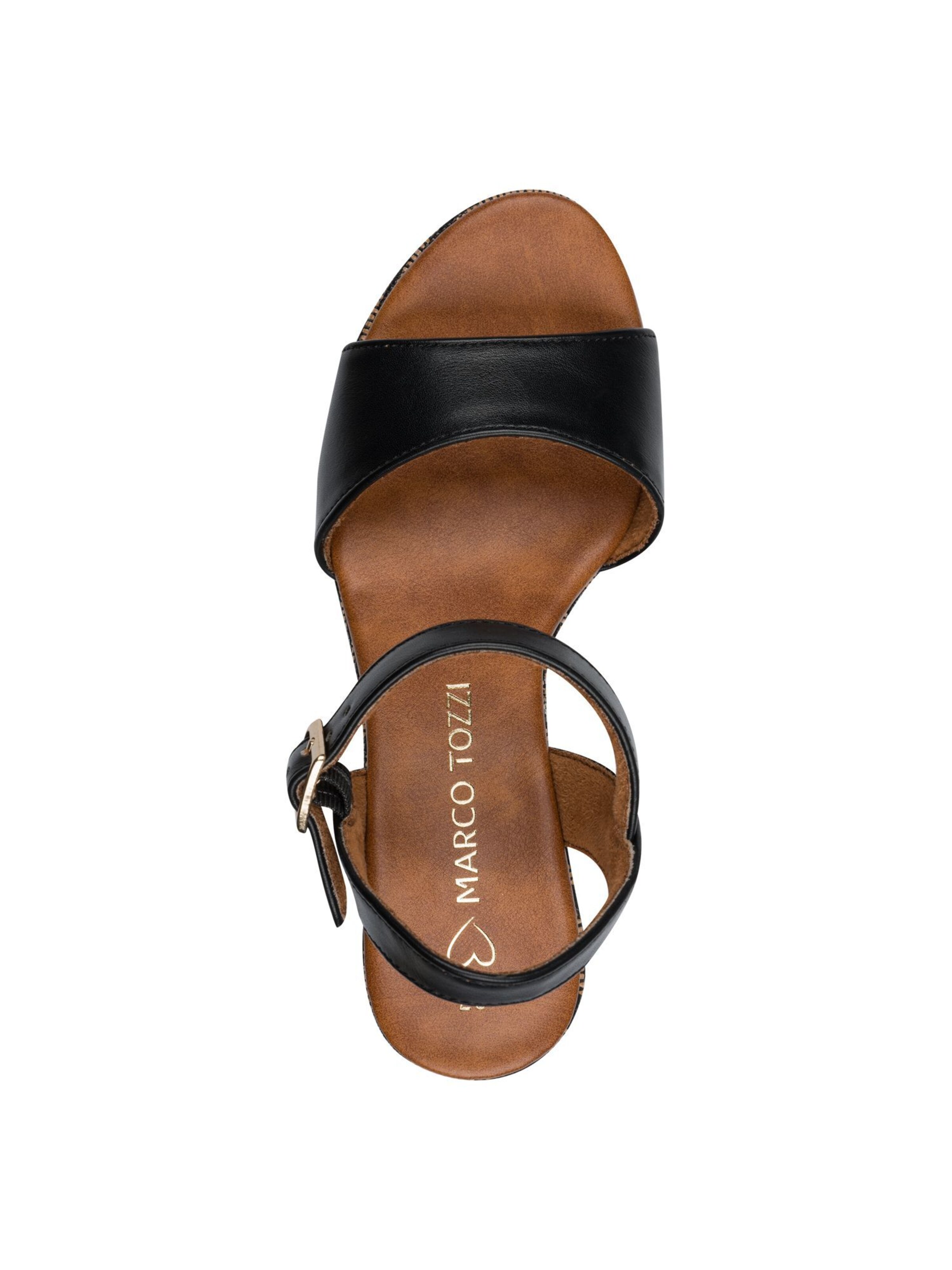 MARCO TOZZI Sandale in Schwarz