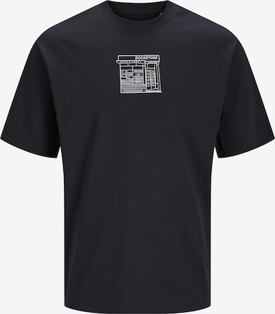 L dydžio Marškinėliai 'Doodle' iš JACK & JONES, spalva – juoda / balta, Prekių apžvalga