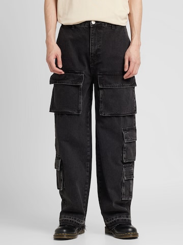 Pegador Loosefit Cargojeans 'LARK' i sort: forside