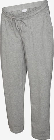Regular Pantalon 'Silja' MAMALICIOUS en gris : devant