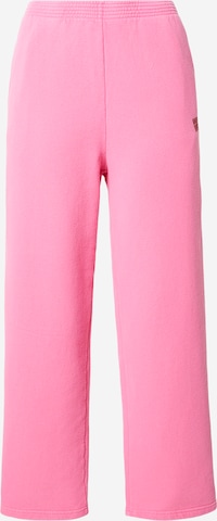 AMERICAN VINTAGELoosefit Hlače 'PLIZZY' - roza boja: prednji dio