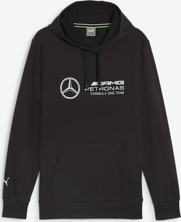 Bluză de molton 'Mercedes-AMG Petronas Motorsport ESS' de la PUMA pe negru: față