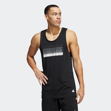 ADIDAS SPORTSWEAR Performance Shirt 'D.O.N. Issue 4 Future Of Fast' in Black: front