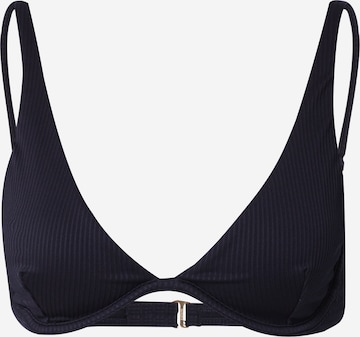 HOLLISTER Triangel Bikinitop in Schwarz: predná strana