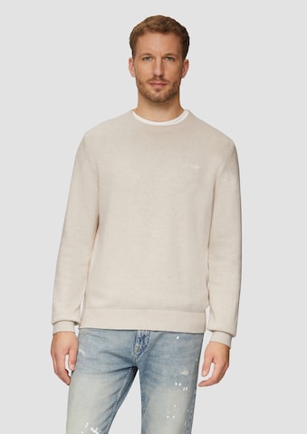 s.Oliver Trui in Beige: voorkant