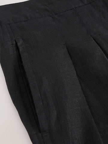 Next Широки крачоли Панталон с набор в черно